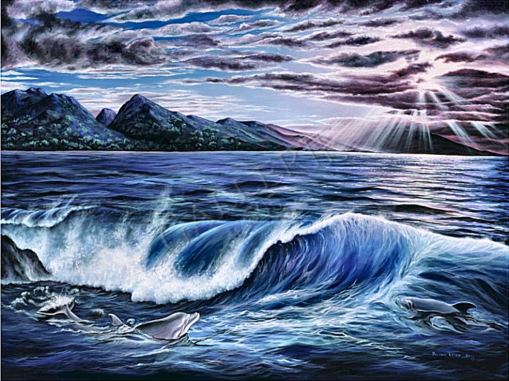 Haleakala Sunrise painting art by Belinda Leigh